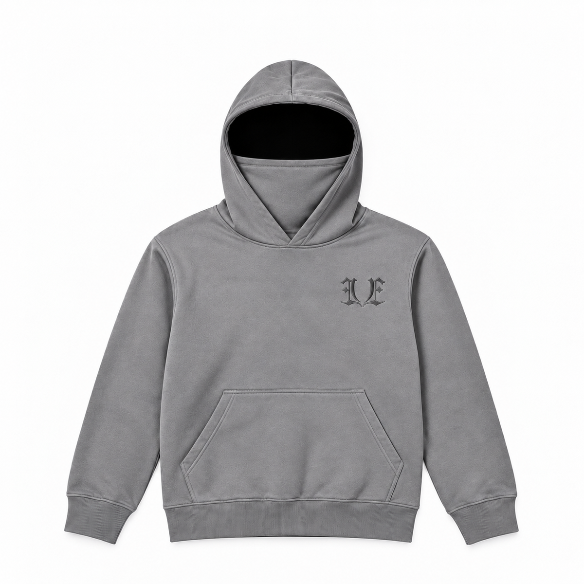 Medieval Gray Masked Hoodie