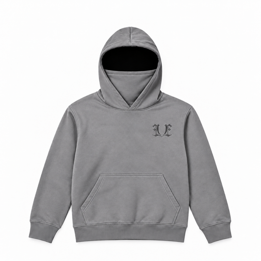 Medieval Gray Masked Hoodie