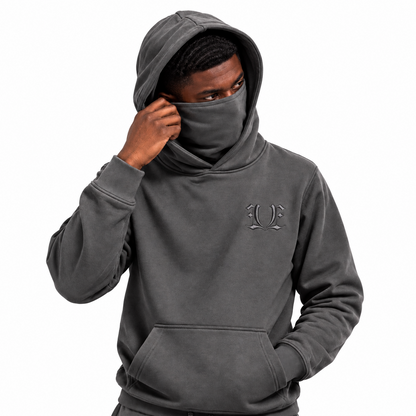 Medieval Gray Masked Hoodie